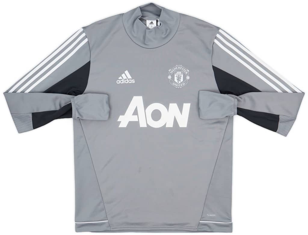 2017-18 Manchester United adidas Training Top - 9/10 - (M)