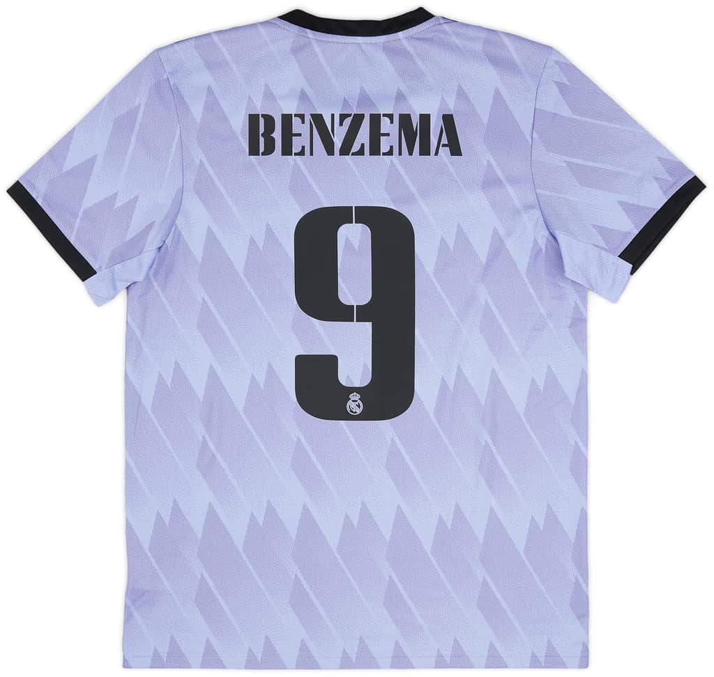 2022-23 Real Madrid Away Shirt Benzema #9 