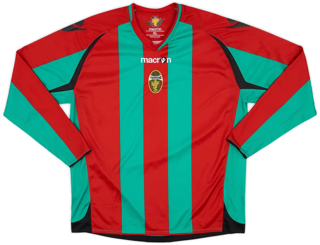 2010-11 Ternana Home L/S Shirt - 9/10 - (XL)