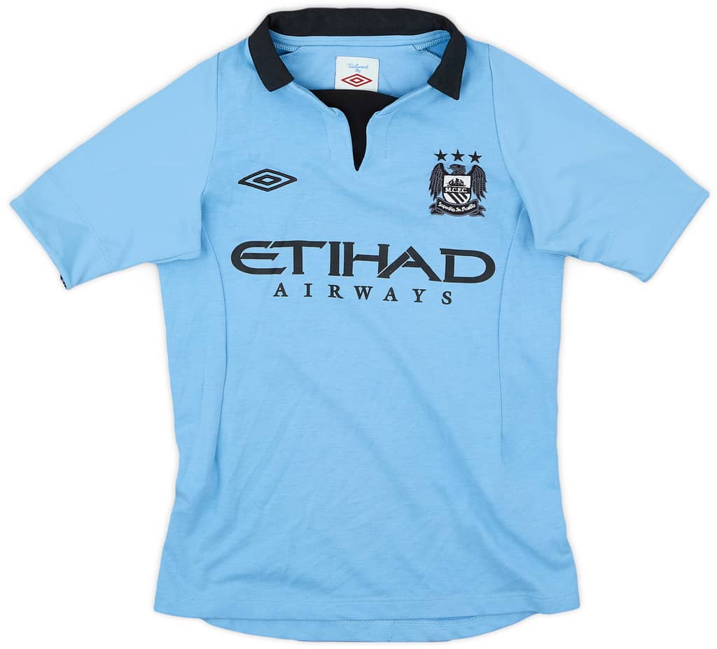 2012-13 Manchester City Home Shirt - 8/10 - (S.Boys)