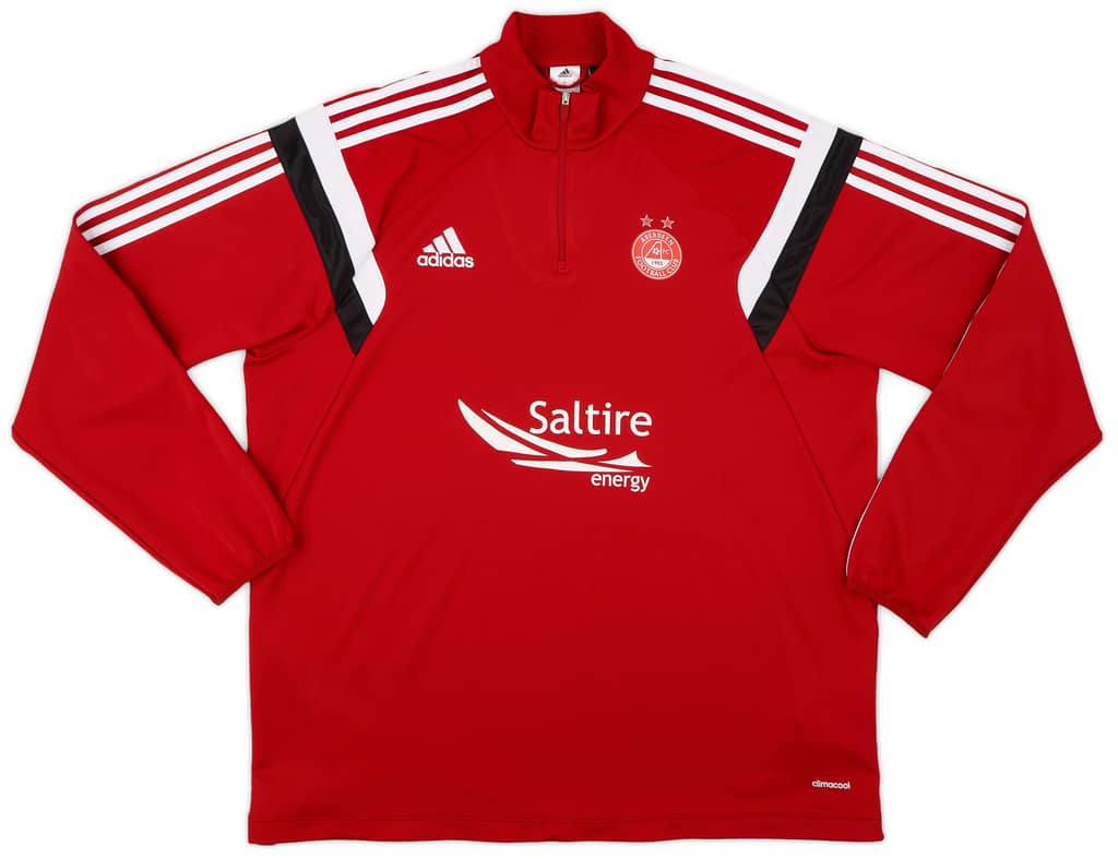2014-15 Aberdeen adidas 1/4 Zip Training Top - 9/10 - (XXL)