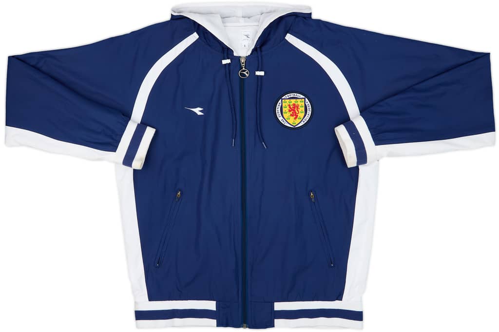2003-05 Scotland Diadora Hooded Track Jacket - 7/10 - (L)