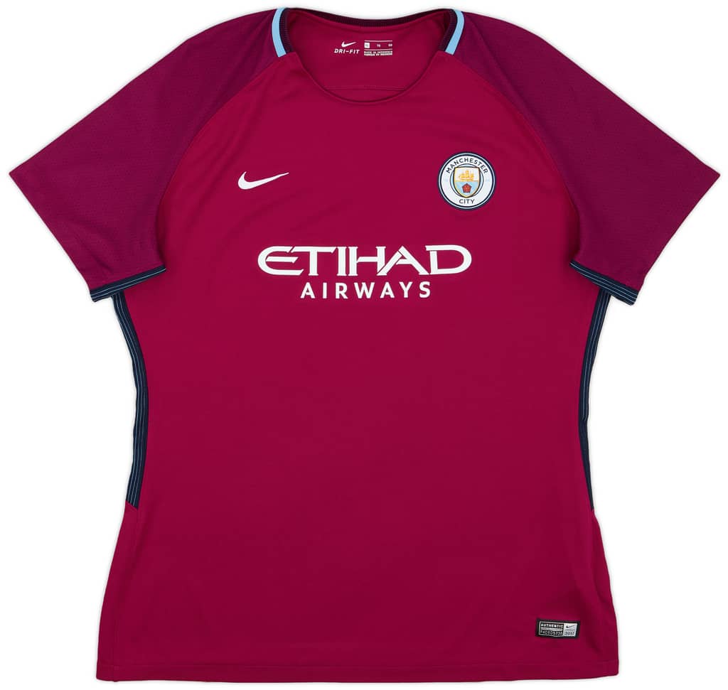 2017-18 Manchester City Away Shirt - 9/10 - (Women's XL)