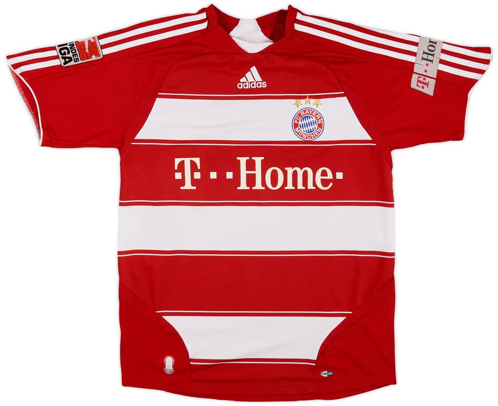 2007-08 Bayern Munich Home Shirt Ribery #7 - 6/10 - (XL.Boys)