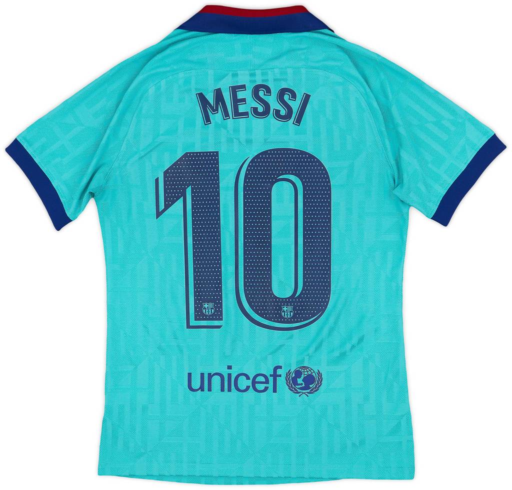 2019-20 Barcelona Authentic Third CL Shirt Messi #10 - 7/10 - (S)