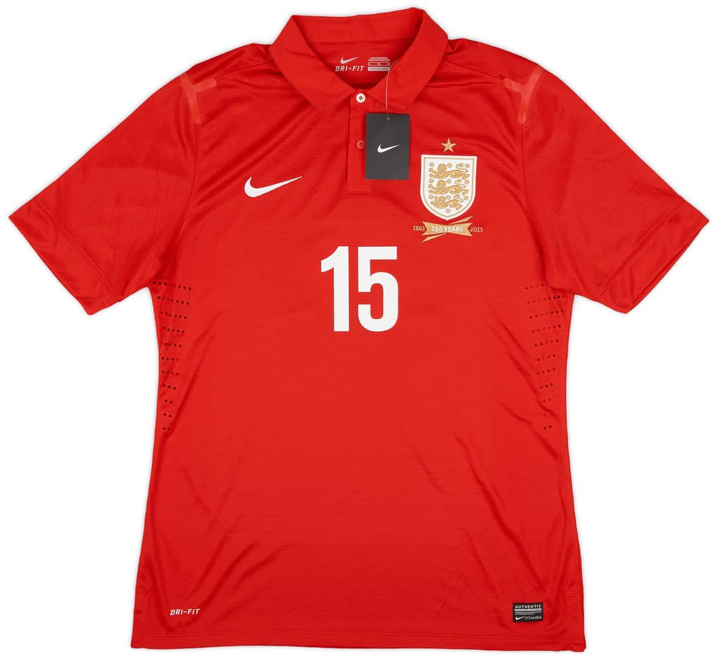 2013 England Player Issue Away 150th Anniversary Shirt #15 (XL)