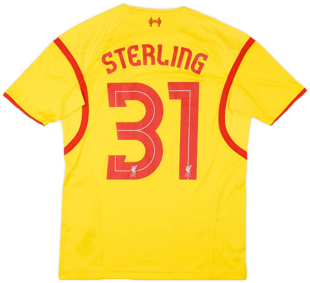 2014-15 Liverpool Away Shirt Sterling #31 - 6/10 - (S)