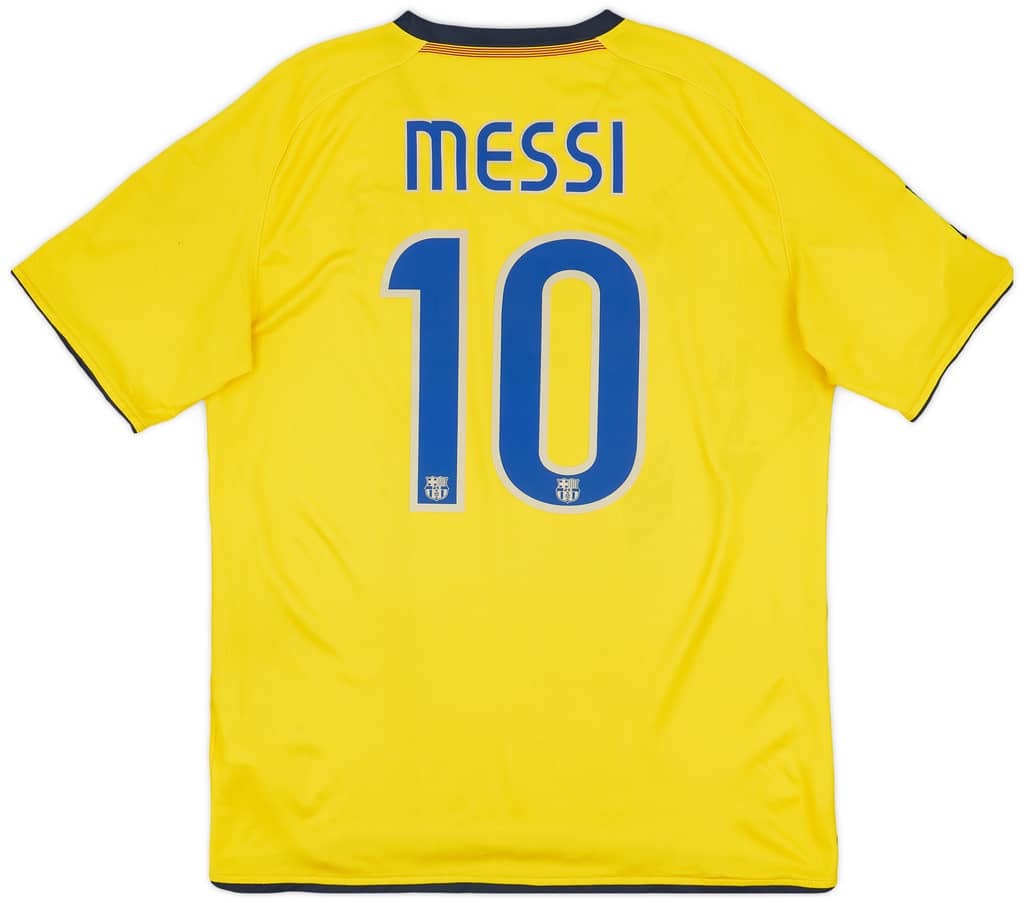 2008-10 Barcelona Away Shirt Messi #10 - 7/10 - (L)