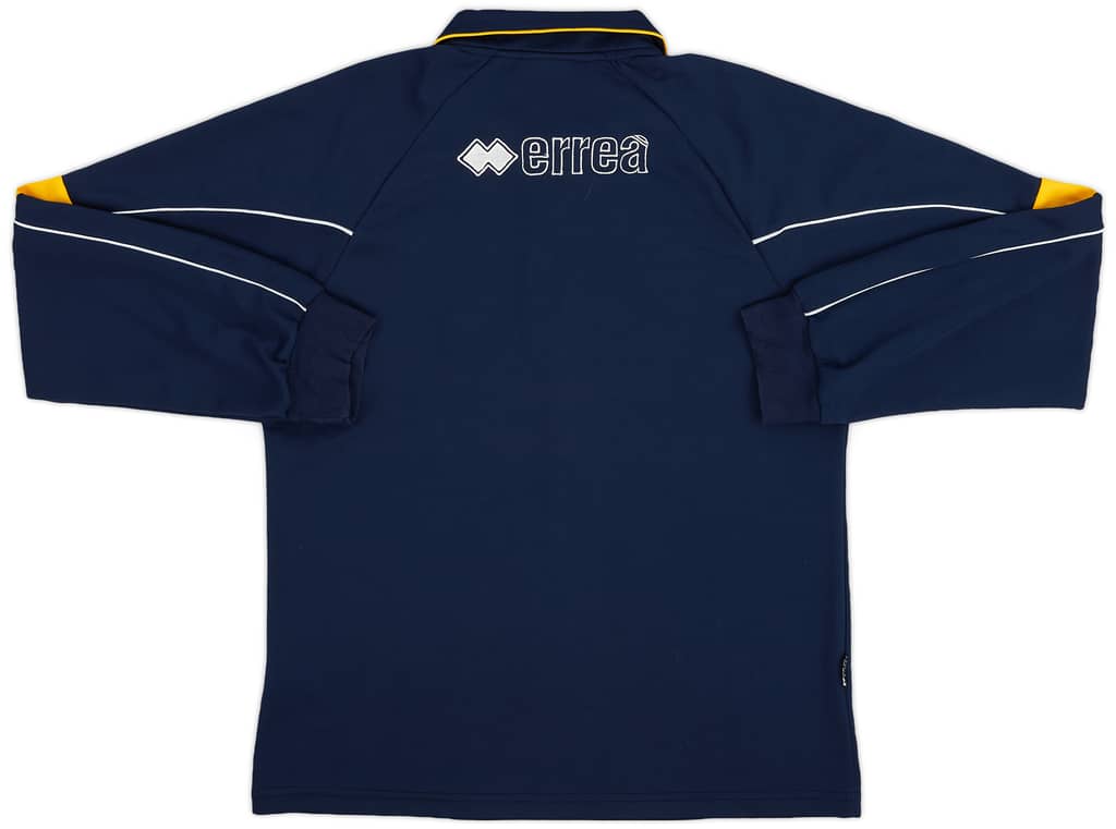 2008-09 Parma Errea 1/4 Zip Polo L/S Shirt - 9/10 - (S)