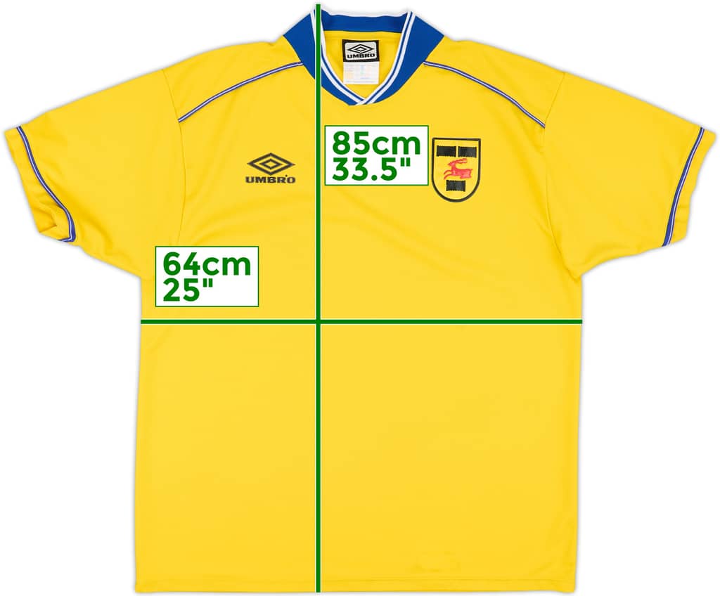 2000-02 Cambuur Home Shirt - 9/10 - (XXL)