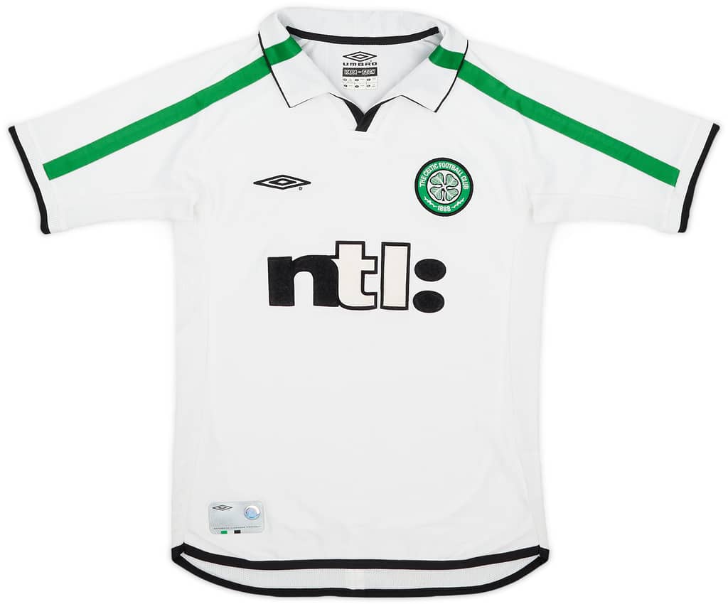 2001-02 Celtic Away Shirt - 8/10 - (S.Boys)
