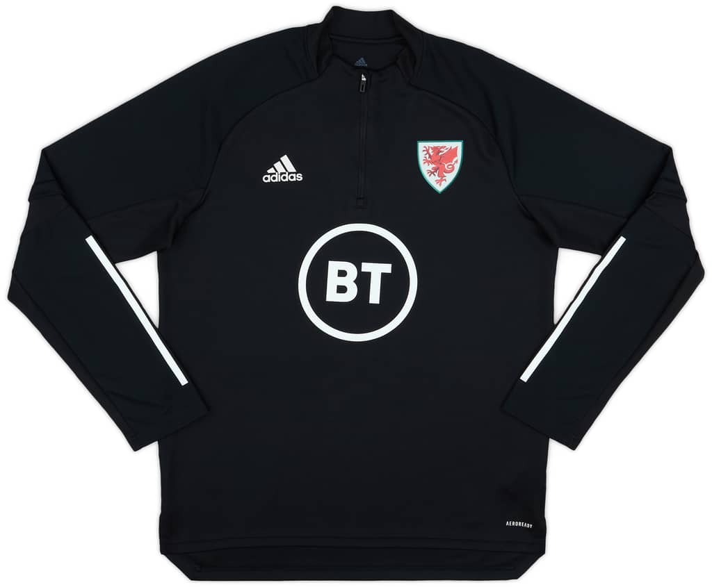 2020-21 Wales adidas 1/4 Zip Training Top - 7/10