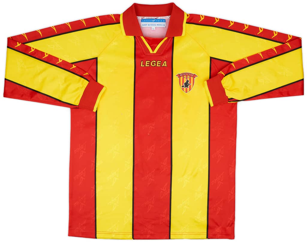 2005-06 Benevento Calcio Match Issue Home L/S Shirt #4