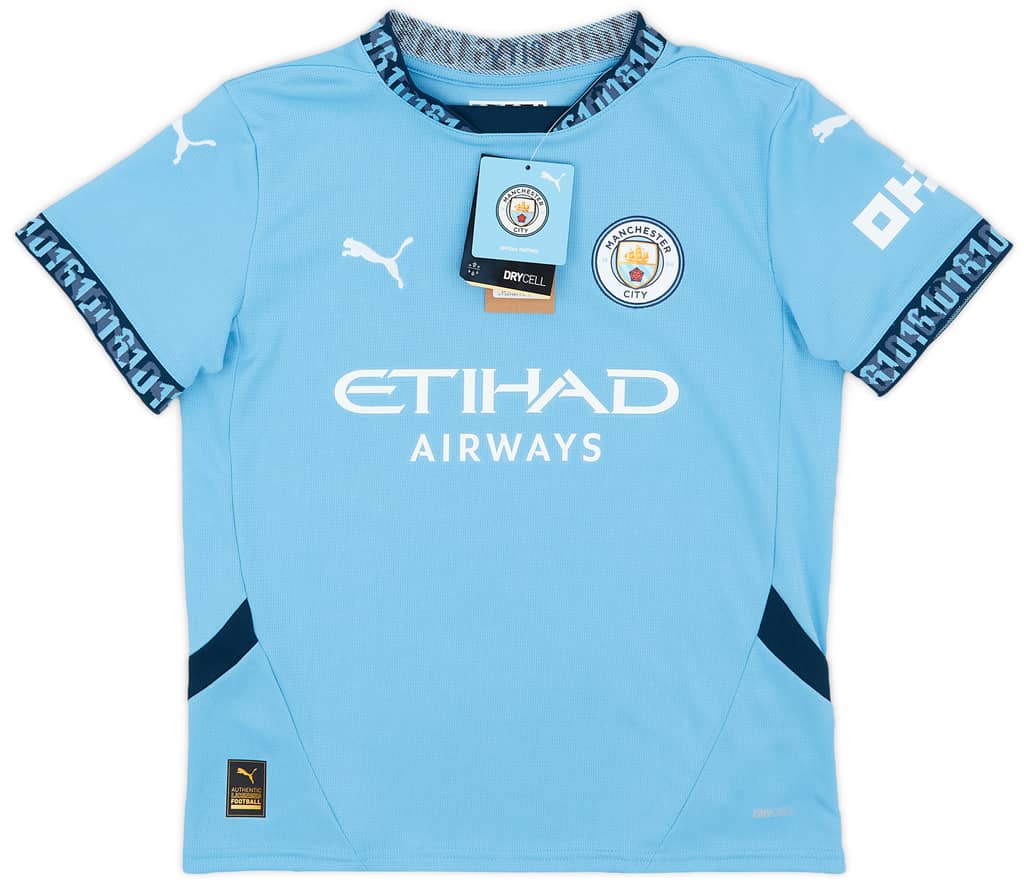 2024-25 Manchester City Home Shirt Haaland #9 (KIDS)