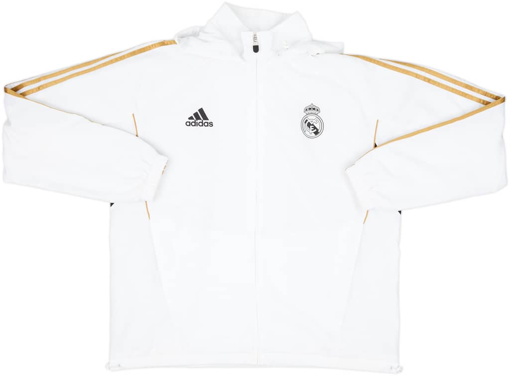 2011-12 Real Madrid adidas Hooded Track Jacket - 8/10 - (L/XL)