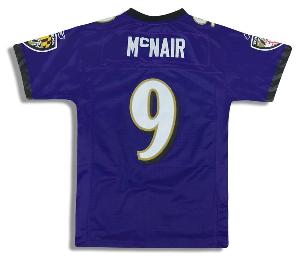 2006 Baltimore Ravens McNair #9 Reebok Premier Jersey (Home) Y