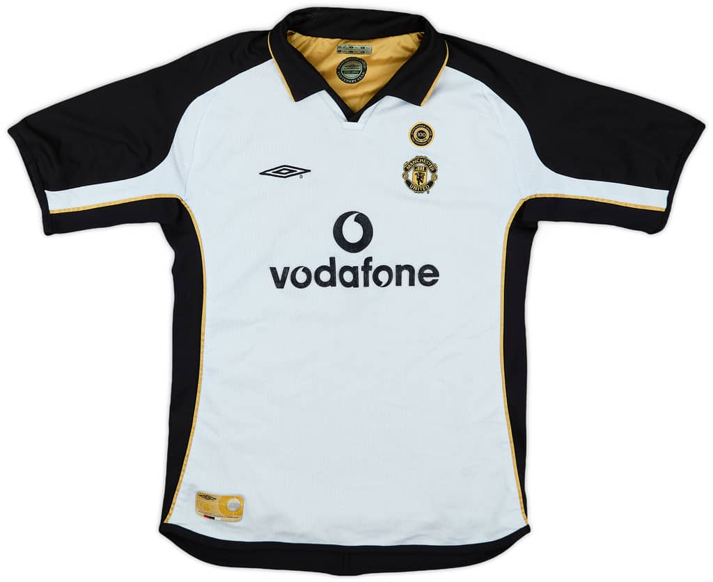 2001-02 Manchester United Centenary Away/Third Shirt - 6/10 - (L.Boys)