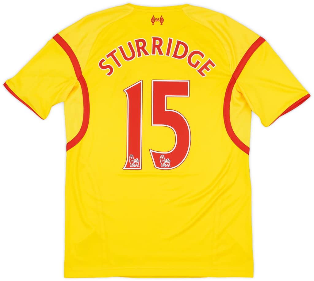 2014-15 Liverpool Away Shirt Sturridge #15