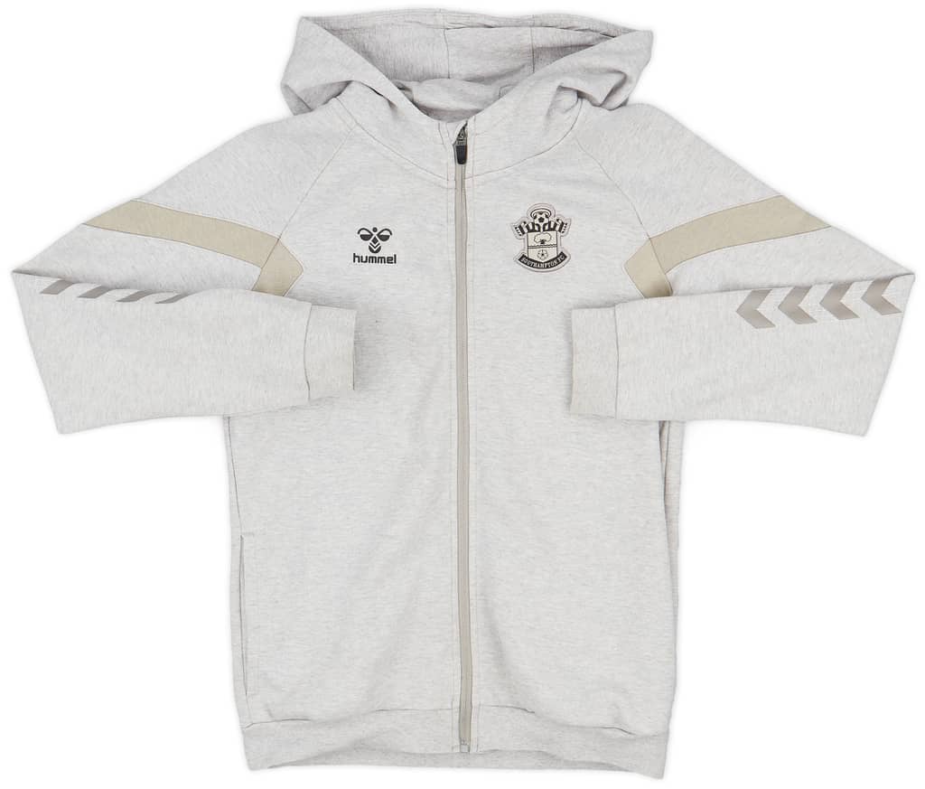 2021-22 Southampton Hummel Hooded Sweat Top - 9/10 - (L.Boys)