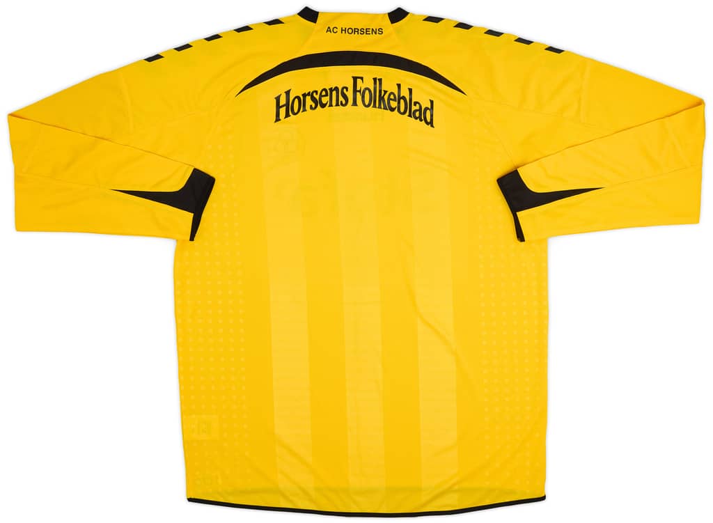 2011-12 AC Horsens Home L/S Shirt - 8/10 - (XL)