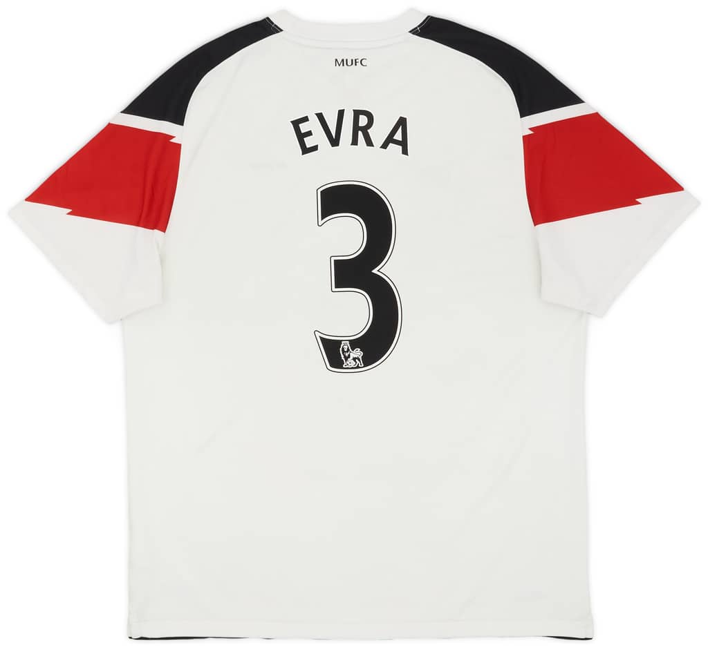 2010-12 Manchester United Away Shirt Evra #3 - 6/10 - (L)