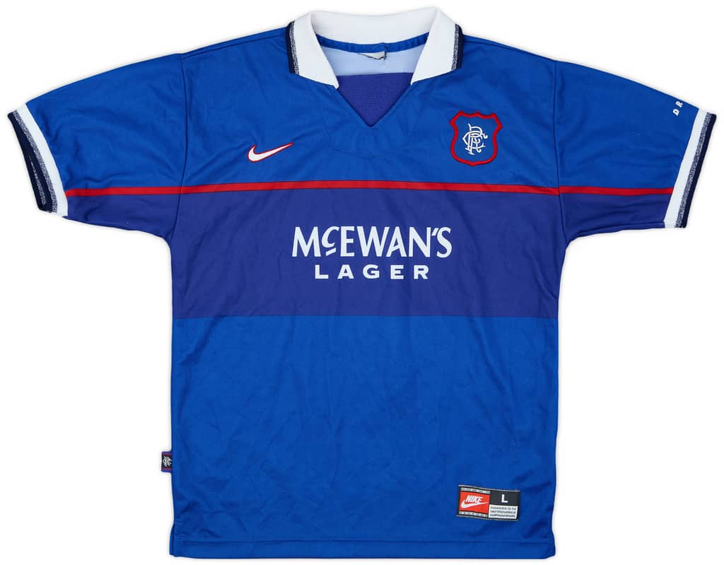 1997-99 Rangers Home Shirt - 5/10 - (L.Boys)