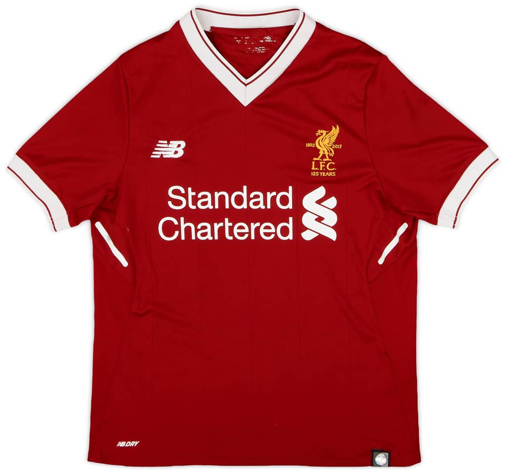 2017-18 Liverpool 125 Years Home Shirt - 8/10 - (M.Boys)