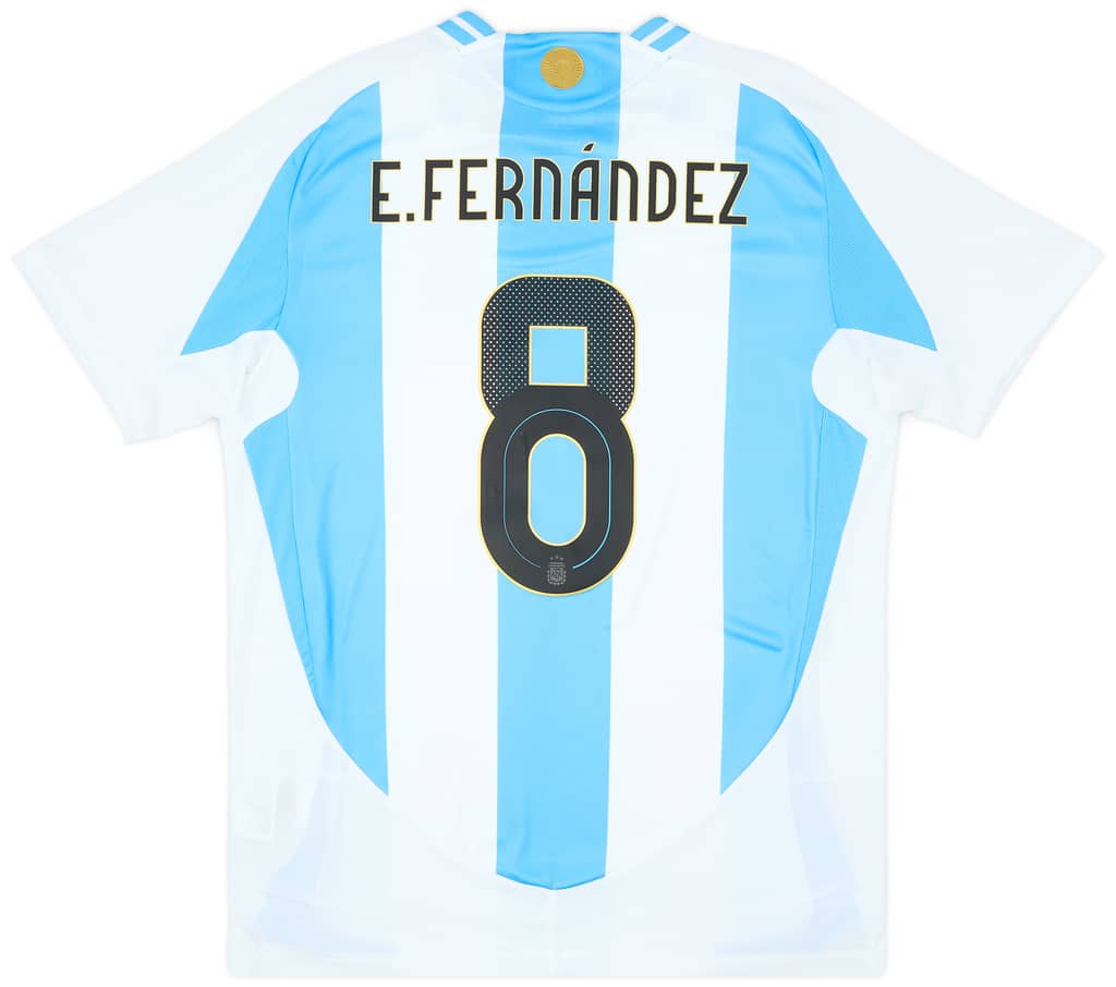 2024-25 Argentina Home Authentic Shirt E.Fernandez #8