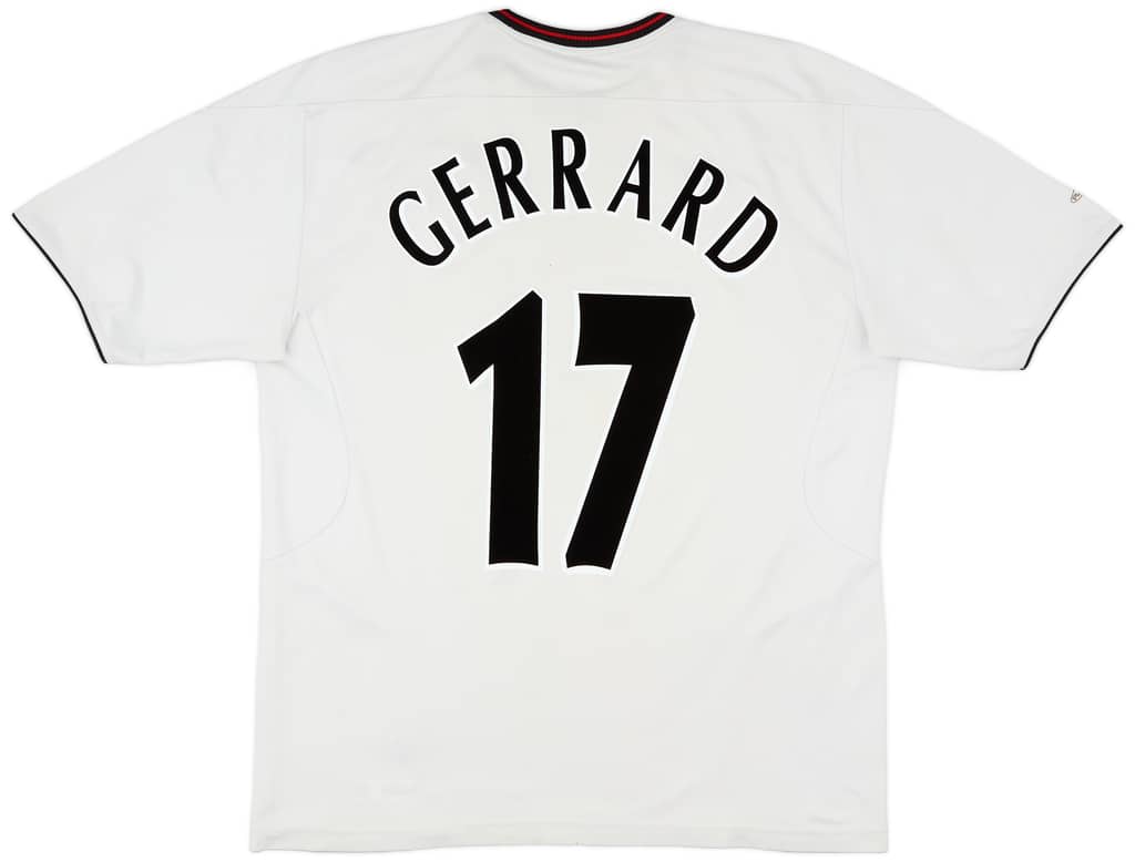 2003-04 Liverpool Away Shirt Gerrard #17 - 6/10 - (L)
