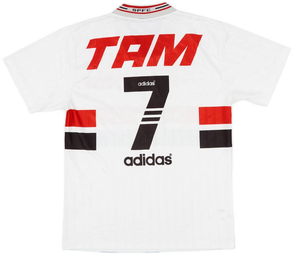1996 Sao Paulo Home Shirt #7 - 8/10 - (M)