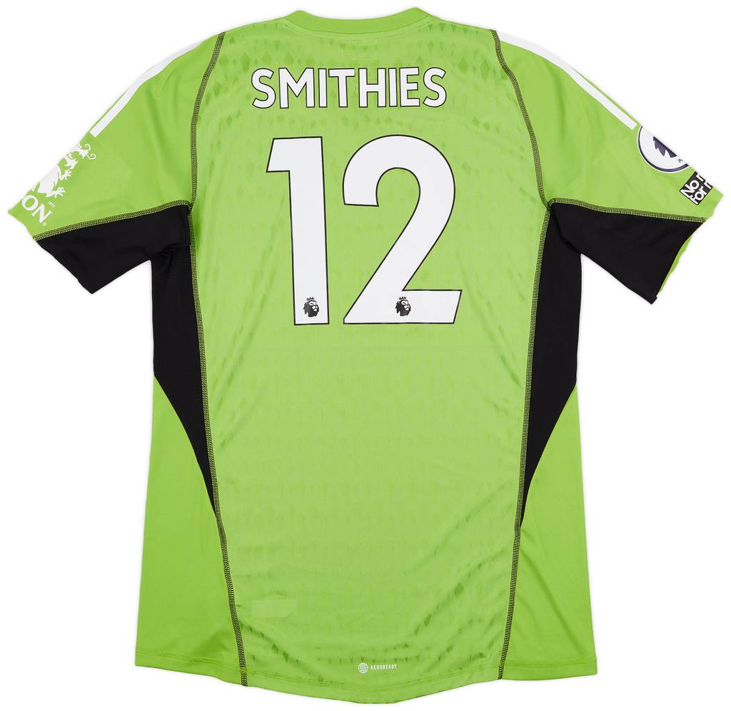 2023-24 Leicester Match Issue Youth GK Shirt Smithies #12