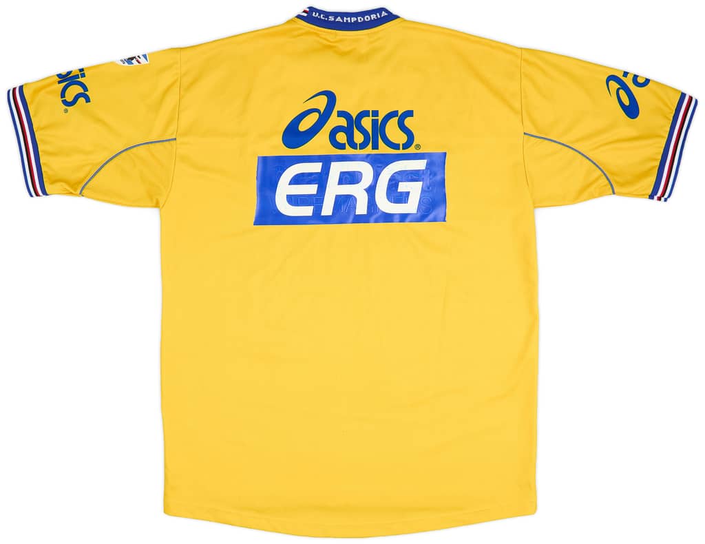 2001-02 Sampdoria Asics Training Shirt - 6/10 - (XL)