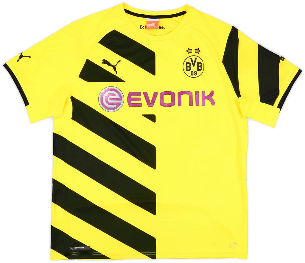 2014-15 Borussia Dortmund Home Shirt - 7/10 - (XL)