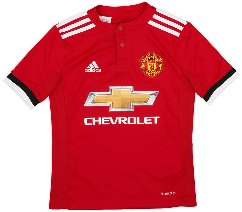 2017-18 Manchester United Home Shirt - 8/10 - (S.Boys)
