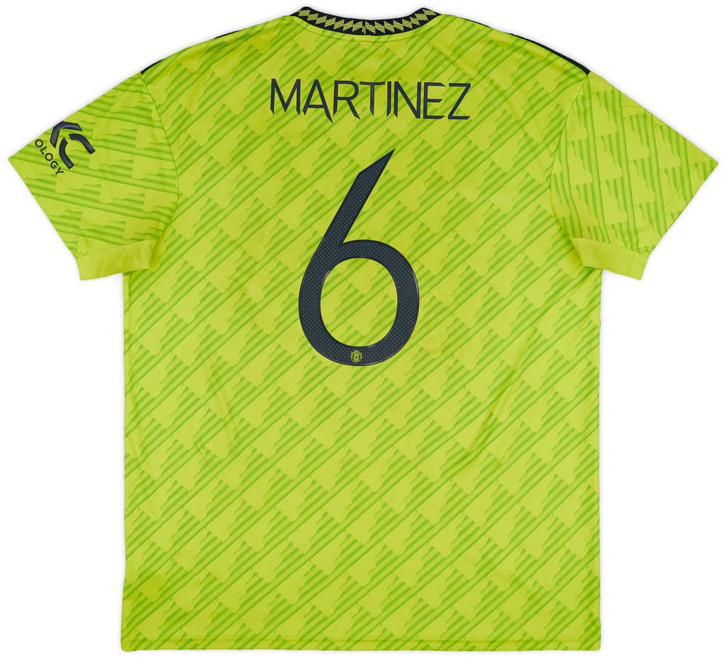 2022-23 Manchester United Third Shirt Martinez #6 - 7/10 - (XL)