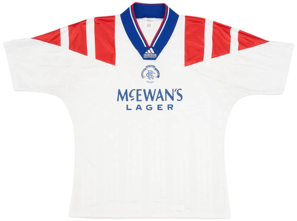 1992-93 Rangers Away Shirt - 8/10 - (L)