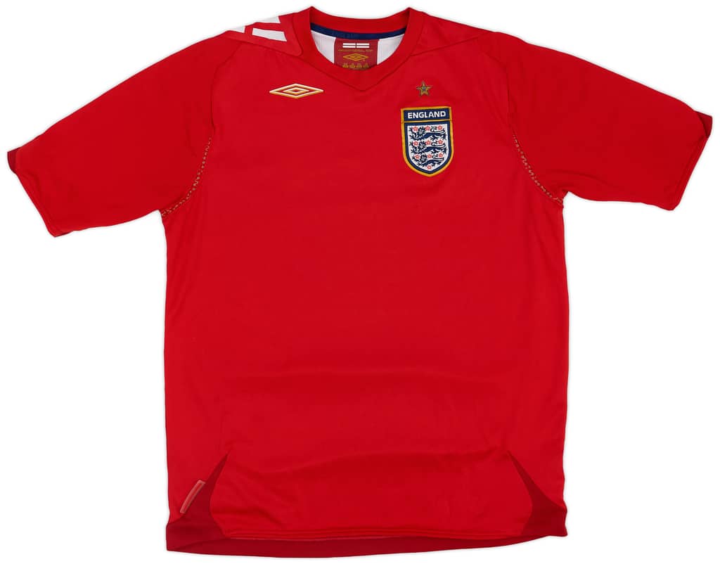 2006-08 England Away Shirt - 6/10 - (XL.Boys)