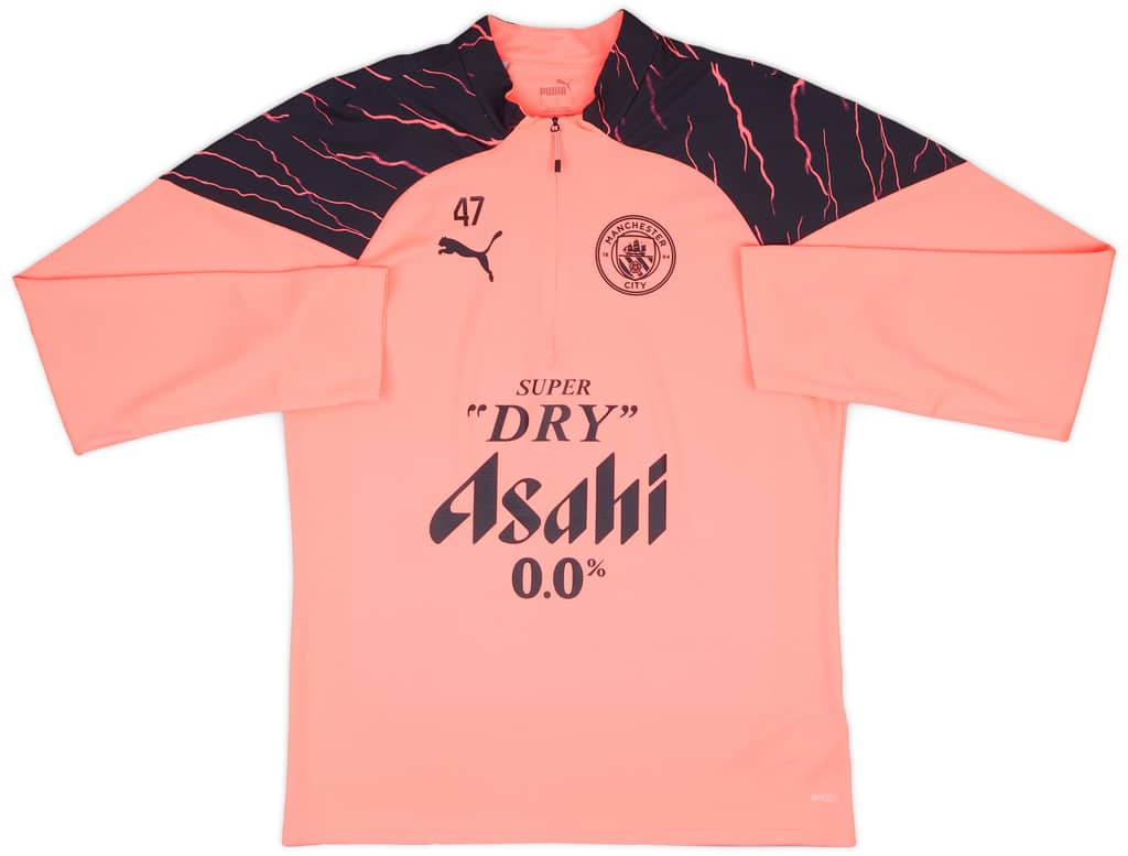 2023-24 Manchester City Player Issue 1/4 Zip Training Top #47 (Foden) - As New - (S)