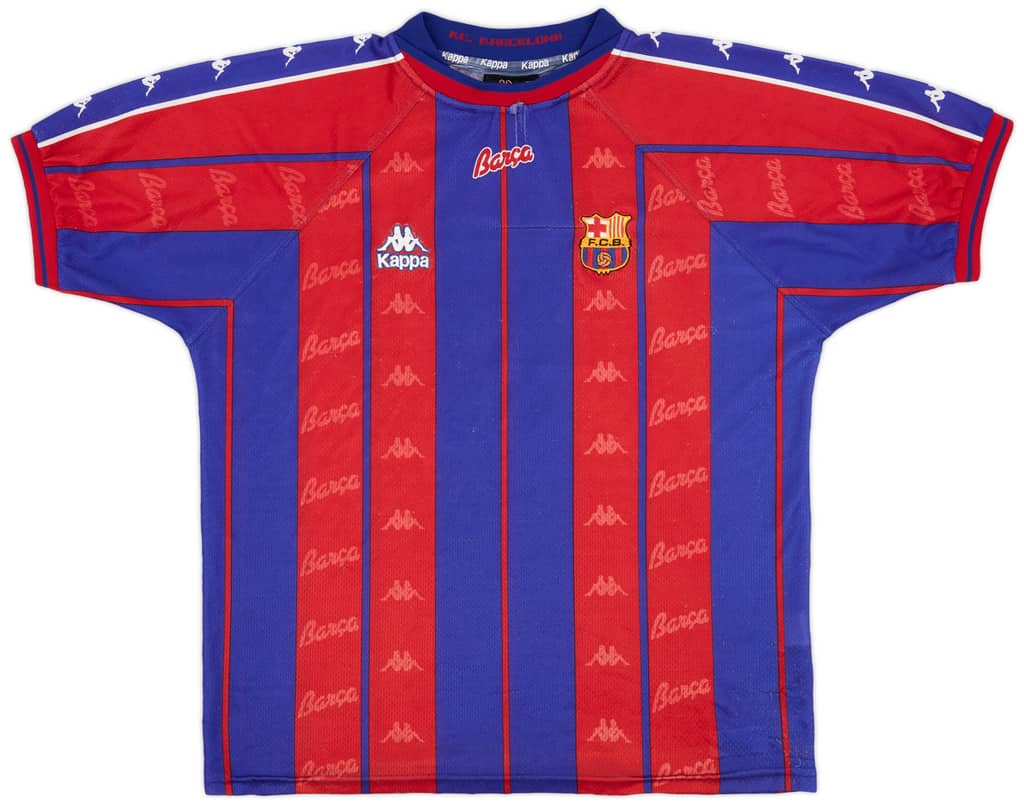 1997-98 Barcelona Home Shirt - 5/10 - (L)