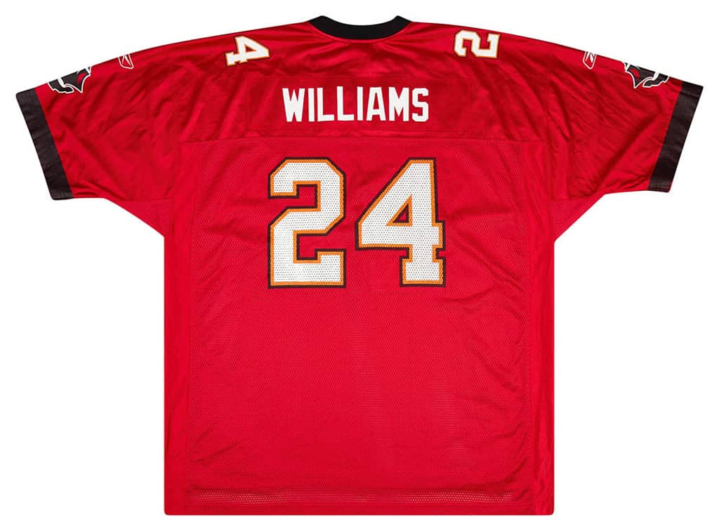 2005-06 Tampa Bay Buccaneers Williams #24 Reebok On Field Jersey (Home) XXL