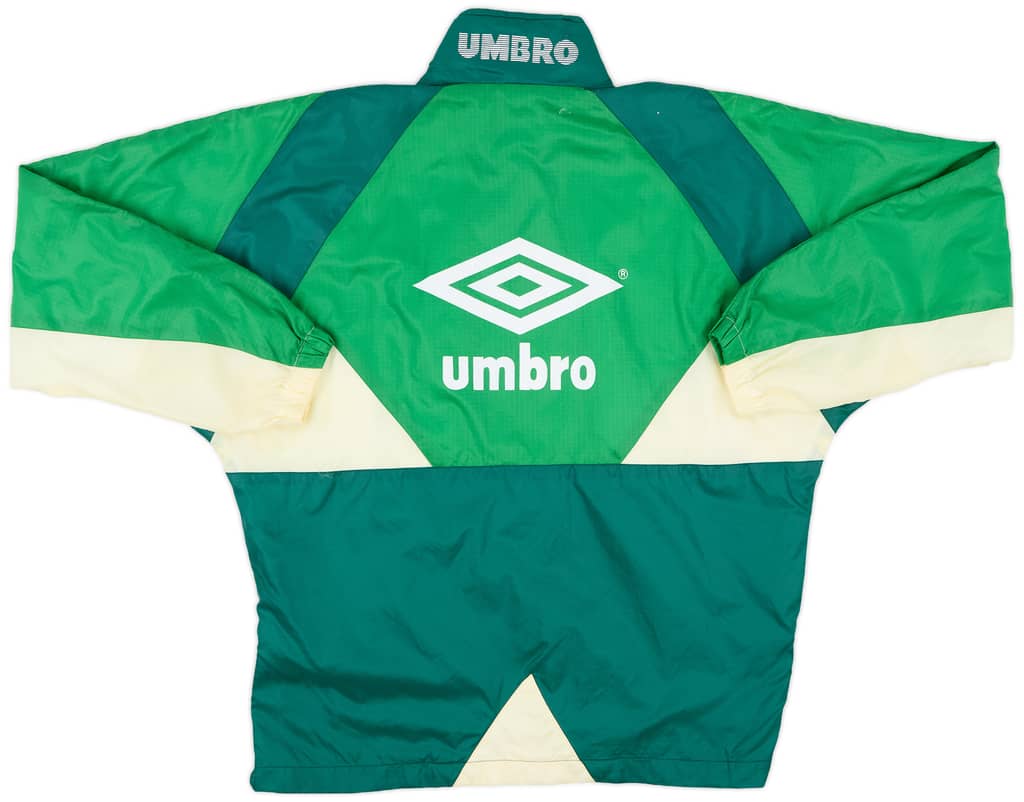 1991-92 Celtic Umbro 1/2 Zip Track Jacket - 8/10 - (S)