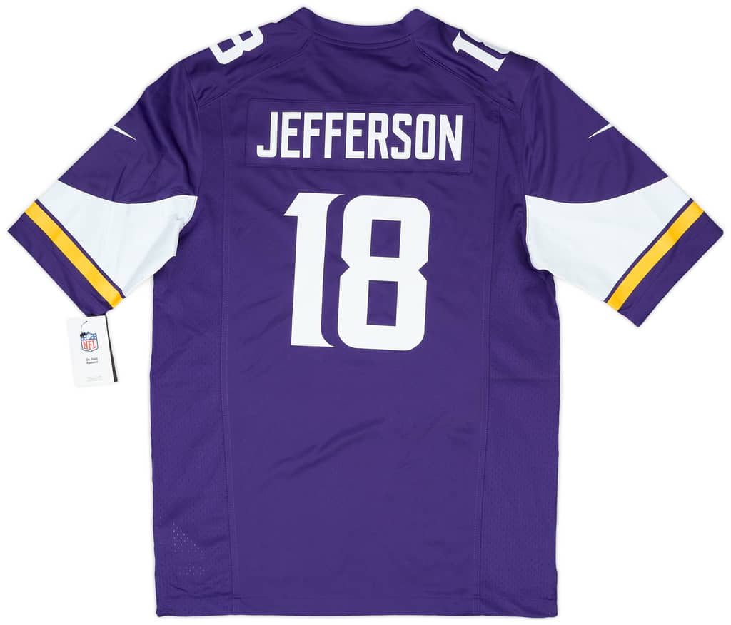 2020-24 Minnesota Vikings Jefferson #18 Nike Game Home Jersey (M)