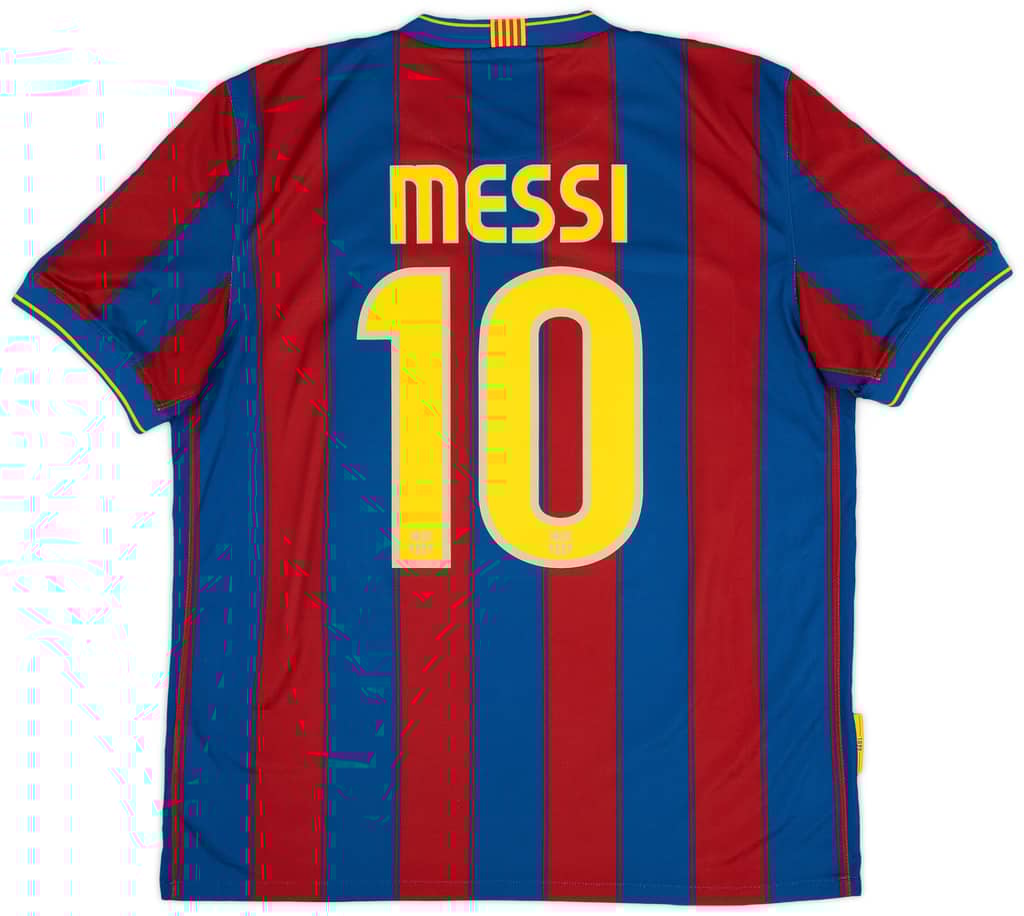 2009-10 Barcelona Home Shirt Messi #10