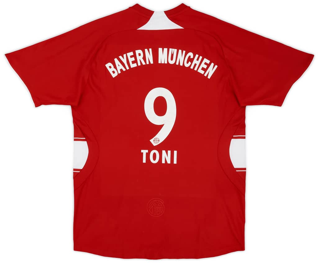 2007-08 Bayern Munich Home Shirt Toni #9 - 5/10 - (XL.Boys)
