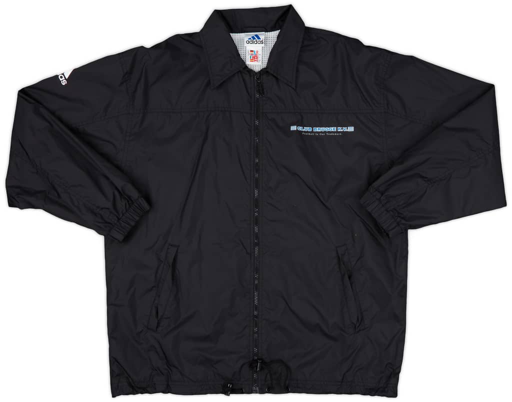1998-99 Club Brugge adidas Coach Jacket - 8/10 - (S)