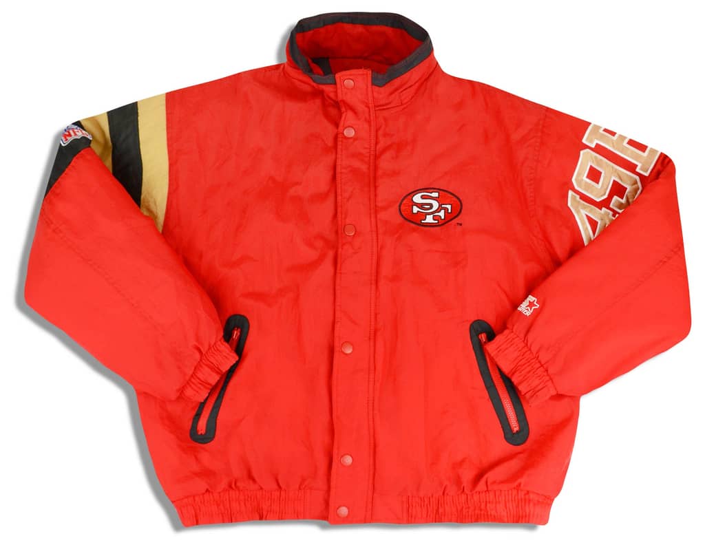 1990-95 San Francisco 49ers Starter Rain Coat XL
