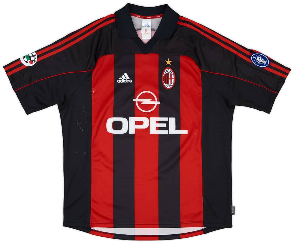 2000-01 AC Milan Match Issue Home Shirt Giunti #21