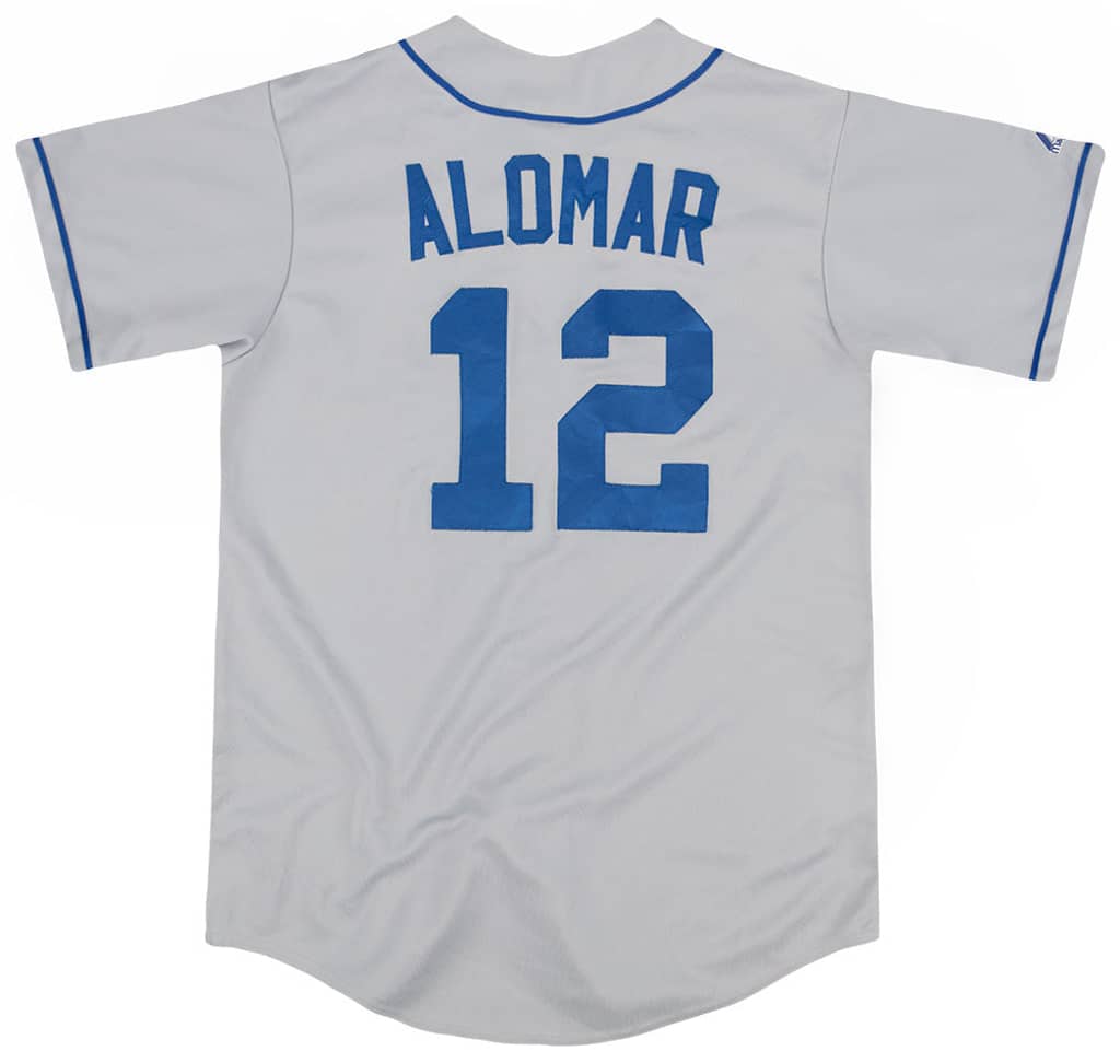 2003 New York Mets Alomar #12 Majestic Jersey (Away) L