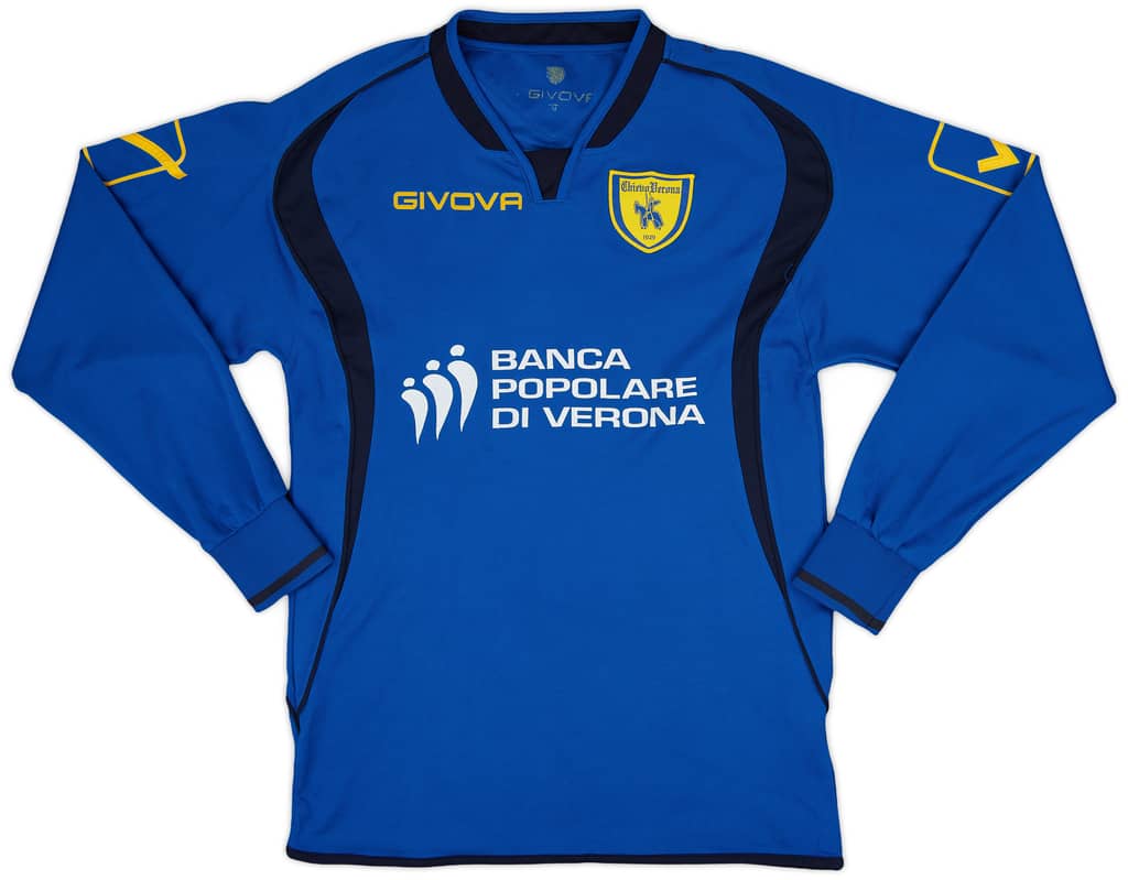 2009-10 Chievo Verona Givova Training L/S Shirt - 8/10 - (M)