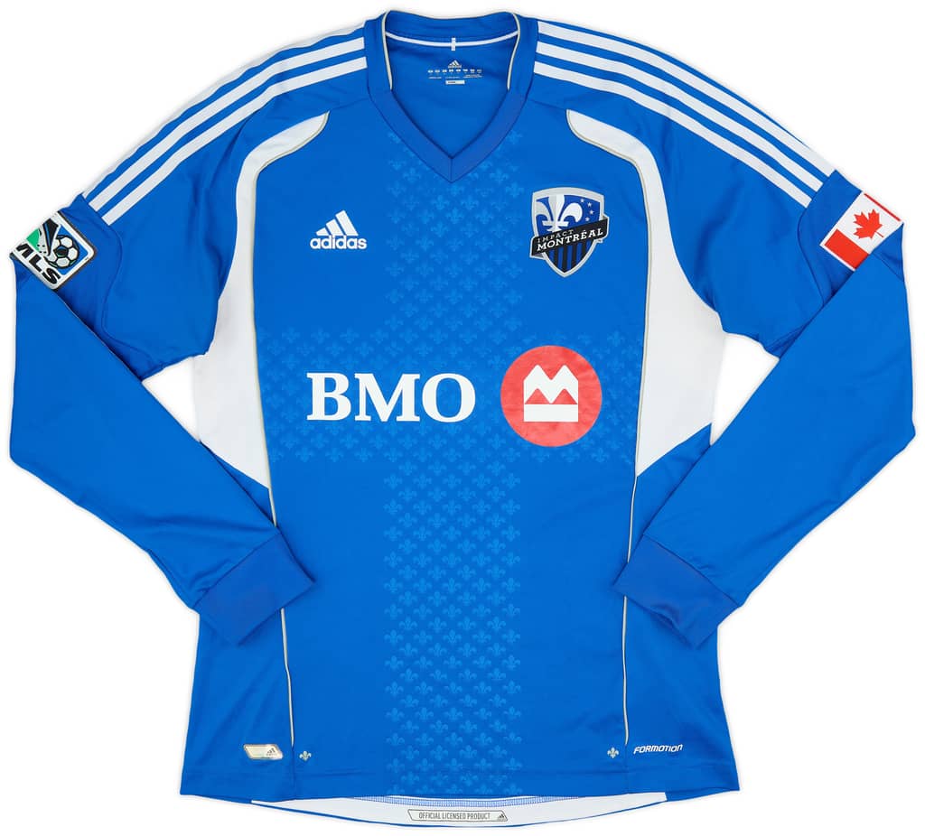 2012 Montreal Impact Authentic Home L/S Shirt - 8/10 - (L)